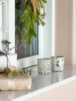 kynttilälyhty Myr valkoinen 2 kpl*Bloomingville Hot