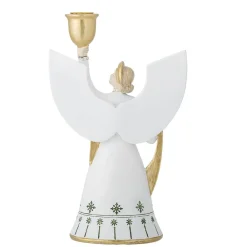 Outlet Bloomingville kynttilänjalka Evangeline valkoinen