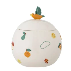 New Bloomingville Mini purkki Agnes kannella valkoinen