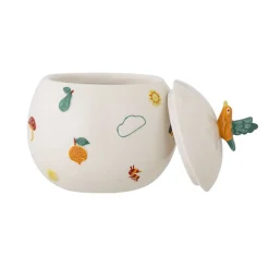 New Bloomingville Mini purkki Agnes kannella valkoinen