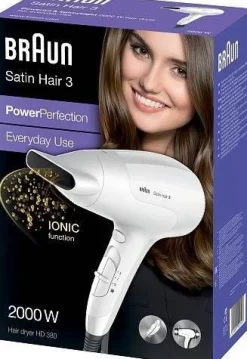 Hiustenkuivain Satin hd380*Braun Clearance