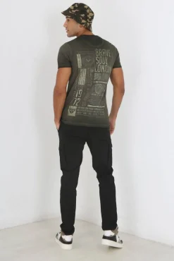 Online Brave Soul reisitaskuhousut MTR-CLARKSONBLK MUSTA