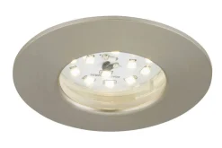 LED alasvalo 5W IP44 harjattu teräs*Briloner Outlet