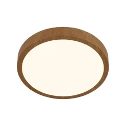 Hot Briloner Runa LED-plafondi Ø 28 cm puu