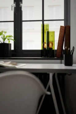 New By Rydu00e9ns By Rydéns pöytävalaisin Flake 30 cm vihreä