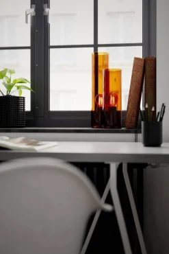 New By Rydu00e9ns By Rydéns pöytävalaisin Flake 40 cm konjakki