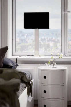 Hot By Rydu00e9ns By Rydéns pöytävalaisin Prime 69 cm kromi/musta varjostin