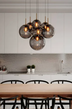 By Rydéns riippuvalaisin Laura 7-os Ø53 cm musta/savunharmaa*By Rydu00e9ns New