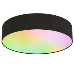 kattoplafondi Smart Ø30 cm RGB + 3000-6500K musta*Calex Sale