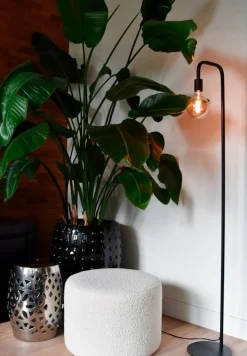 Outlet Calex lattiavalaisin U-line musta E27