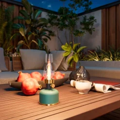 pöytävalaisin Lavinio IP54 ladattava vihreä*Calex Hot