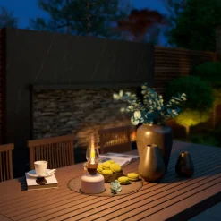 Sale Calex pöytävalaisin Lavinio IP54 ladattava hiekka