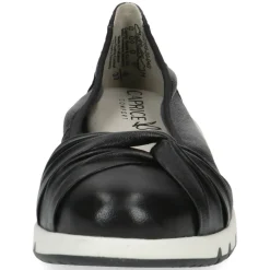 Clearance Caprice kävelyballerinat Violet 040 Black Softnappa