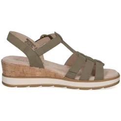 Discount Caprice sandaalit 724 Bernadette 724 Olive nubuc