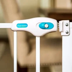 Clearance Carlson Pet Products korkea Lemmikkiportti valkoinen