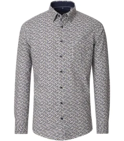 Casamoda paita 444361700 Casual fit 100 Sininen