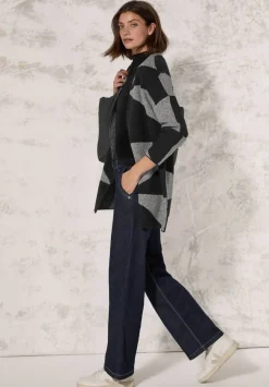 Hot Cecil neuletakki 253893 20001 Harmaa / Musta