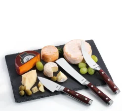 juustoveitsisetti puukahvalla Sardo lahjalaatikossa 3*Cilio Discount
