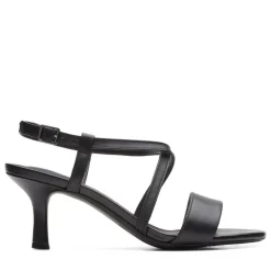 New Clarks sandaletit Amali Buckle Black leather