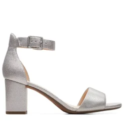 Discount Clarks sandaletit  Deva Mae SILVER METALLIC
