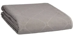 Aamu päiväpeite 2-puoleinen 260x260cm harmaa/l.valkoinen*Create Home Clearance