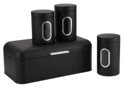 Best Create Home leipälaatikko + 3 purkkia mattamusta