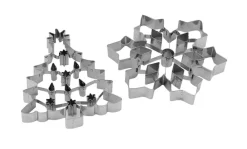 piparimuottisetti joulukuusi ja hiutale*Create Home Outlet