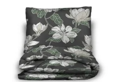 Sale Create Home satiinipussilakanasetti Atsalea 150x210 + 55x65 cm t.harmaa