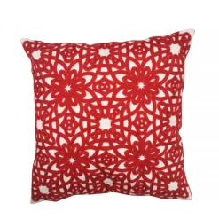 tyyny Kukka 45x45 cm punainen puuvilla*Create Home New