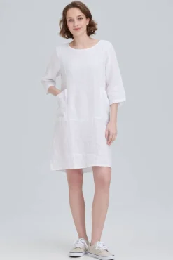 Online Create pellavamekko 451482 White / Valkoinen