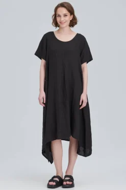 Best Create pellavamekko LILI Black / musta