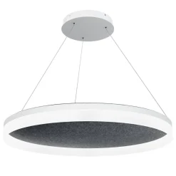 Design by Gru00f6nlund Design by Grönlund Acoustic Circulo 80 kattovalaisin tummanharmaa 3000K