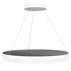 Design by Gru00f6nlund Design by Grönlund Acoustic Circulo 80 kattovalaisin tummanharmaa 3000K