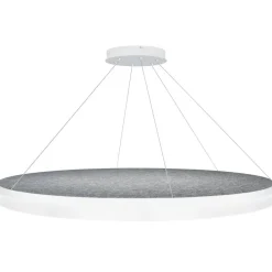 Design by Grönlund Acoustic Circulo 120 kattovalaisin vaaleanharmaa 3000K*Design by Gru00f6nlund Best