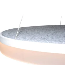 Design by Grönlund Acoustic Circulo 80 kattovalaisin vaaleanharmaa 4000K*Design by Gru00f6nlund Clearance