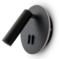 Sale Design by Gru00f6nlund Design by Grönlund Bonn Round seinävalaisin, musta