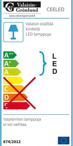 Design by Grönlund Ceeled pöytävalaisin musta*Design by Gru00f6nlund Best
