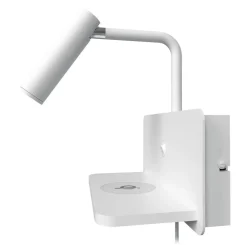 Design by Grönlund Davos USB seinävalaisin valkoinen*Design by Gru00f6nlund Online