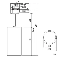 Outlet Design by Gru00f6nlund Design by Grönlund Minitube Spot kohdevalaisin musta 4000K