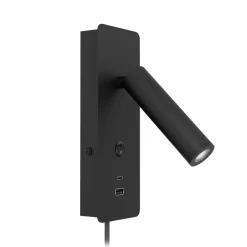 Design by Grönlund seinävalaisin Gent USB A+C musta*Design by Gru00f6nlund Hot