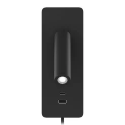 Design by Grönlund seinävalaisin Gent USB A+C musta*Design by Gru00f6nlund Hot