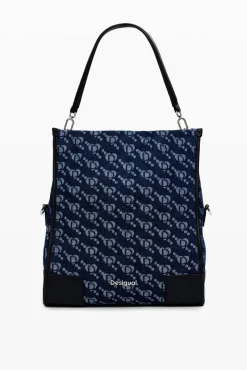 Outlet Desigual denimlaukku 24WAXA38 5008 Denim