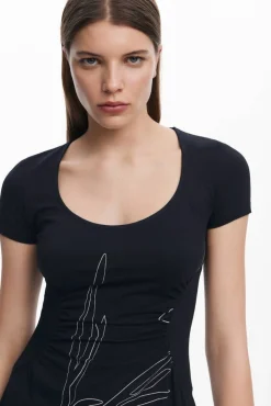 Hot Desigual mekko 25SWVK03 2000 musta