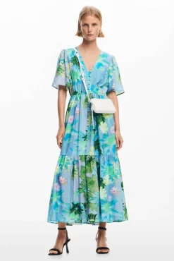 Best Desigual mekko 25SWVW18 4001 Turkoosi