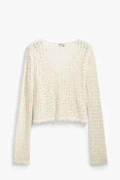 Hot Desigual neule 25SWJF23 1001 Luonnonvalkoinen