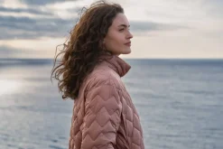 Clearance Didriksons tikkitakki Bim J05 Rosa