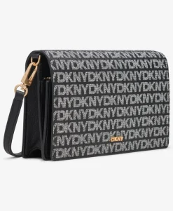 DKNY olkalaukku R4255E37 XLB XLB Black logo / black