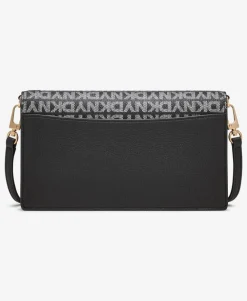 DKNY olkalaukku R4255E37 XLB XLB Black logo / black