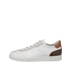 Ecco tennarit Street Lite Leather Lace Nords 61173 White / gravel / cashmere