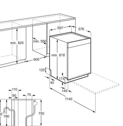 astianpesukone 60 cm ESA47220UW*Electrolux Clearance